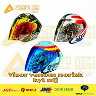 Kyt NFJ - X NOVA Helmet Glass Visor - Norisk Visor - Helmet Accecories