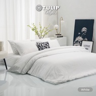 (NEW) TULIP รุ่นTULIP Delight สีขาว DL White สีพื้น สีขาว ชุดเครื่องนอน ผ้าปูที่นอน ผ้าห่มนวม