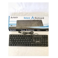 A4TECH KRS-83 USB Wired KEYBOARD for PC Laptop Black