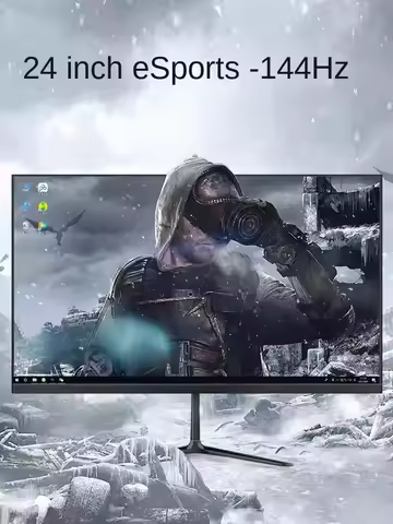 24-inch 144hz display 27 ultra-thin HD curved desktop computer Esports Gaming 2K monitoring screen I