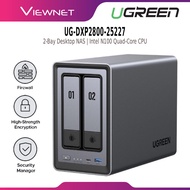 UGREEN NASYNC DXP2800 2-BAY DESKTOP NAS, INTEL N100 QUAD-CORE CPU, 8GB DDR5 RAM, 2.5GBE, 2 * M.2 NVM
