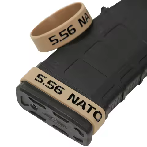 6pcs/Pack Magazine Marking Band for 5.56 Nato 300 Blackout 7.62x35 mm Magazine Marking Rubber Band M