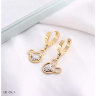 Anting Anak Y Gold Titanium Anti Karat