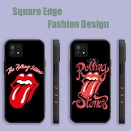 Casing For Samsung Galaxy S25 S25 ULTRA A16 A36 The Rolling Stones JGL43 Phone Case Square Edge