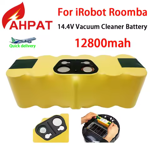14.4V 12800mAh Replacement NI-Mh Battery for iRobot Roomba 500 600 700 800 Series roomba 880 760 530
