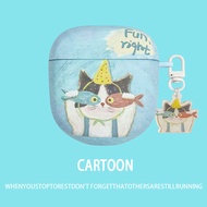 For Bose Ultra Open cat fish hellokitty with pendant earphone protective case Bose QuietComfort Earb