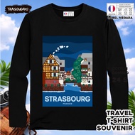 FRANCE LONG-SLEEVED SOUVENIR T-SHIRT 15 WEAR NATIONALTAG ASAL FRANCE COTTON 24S SOUVENIR PREMIUM GIF