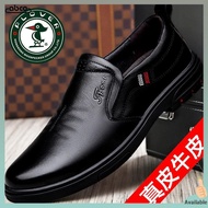 FGH ◈ rusty lopez shoes for men gibi male leather men's old man dad casual cowhide middle elderly 11