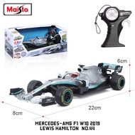 MAISTO RC Car Toy 1/24 Genuine Mercedes-AMG Racing F1 Team Formula Car Model Remote Control Toy Lewi