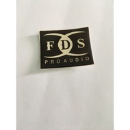 Embossed sticker, fds logo embossed resin