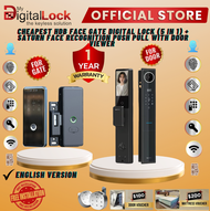 (Synchronized bundle)Lusano+ Saturn Full Tempered Glass Digital Lock & Lusano Cheapest Facial Gate L