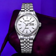 นาฬิกาข้อมือผู้ชาย RHYTHM Automatic รุ่น A1111S01 เงินหน้าขาว A1111S02 เงินหน้าดำ A1111S03 2กษัตริย์