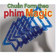 9-ball, 10-ball folding film (COMBO 20 PCS) standard blue according to Magic Movie Form. pool table 