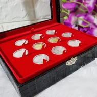 Dinar Dirham Dowry Box / Dinar and Dirham Coin Box - 10 Coins