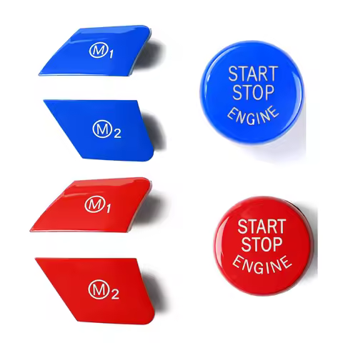 Car Steering Wheel Start Engine Switch M1 M2 Mode Button For BMW M3 M4 M5 M6 X5M X6M F10 F15 F16 F30