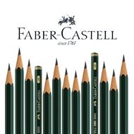 FABER CASTELL Wooden Pencil | Computer Pencil Exam Pencil 2B/HB/3B/4B/5B/6B/7B/F/H Castell 9000 - Bl