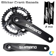 Shimano crank sticker - Shimano MTB bicycle crank sticker - Bicycle crank sticker - Sticker