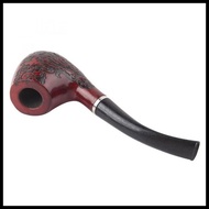 Pipa Rokok Kayu Ukiran Klasik - Cangklong Tbt662