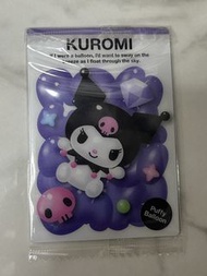 Sanrio三麗鷗庫洛米酷洛米 Kuromi Puffy Balloon 餅卡貼紙