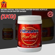 L MALL NICORA ROYAL GOLD PAINT WATER BASED ACRYLIC GOLD COLOR WATER BASED 1kg