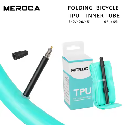 MEROCA Folding Bicycle Inner Tube Tpu Ultra-Light 349/406/451 Inner Tube for Folding Bicycle 20-Inch