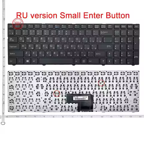 GZEELE Russian RU Keyboard for Medion Akoya md98719 E6239 E6240 E6241 E6647 E7223 E7225 T E7227T bla