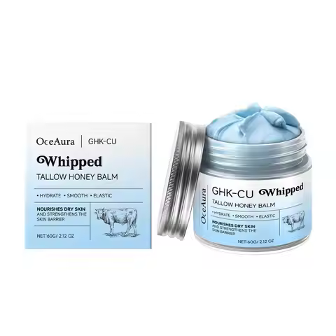 Copper Peptides GHK-Cu Beef Tallow for Skin,Natural Face and Body Moisturizer for Mature, Dry & Sens
