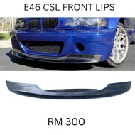 BMW e46 front bumper splitter for csl bumper