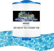 HANXER PAS50SV-F2M Spa Filter Cartridge Replaces for Unicel 6CH-502, Filbur FC-0311, PAS502SV, AK-90