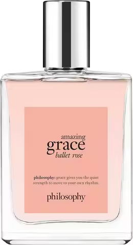 Philosophy Amazing Grace Ballet Rose Eau de Parfum, Soft Pink Bottle, Floral Scent, Women's Fragranc