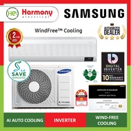[[SAVE 4.0] COURIER DELIVERY] SAMSUNG AR13BYFAMWKNME 1.5HP Wind-Free Deluxe Inverter Air Conditioner Air Cond Penghawa Dingin AI Cooling 冷气机
