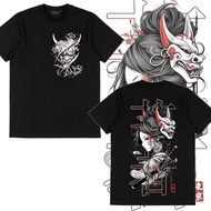 S-5XL Japanese Geisha T-Shirt | Men Women Loose Cotton Tee | Geisha Fan Clothes | Geisha Series 01 S