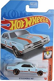 Hot Wheels '67 Oldsmobile 442, [Blue] 231/250 Muscle Mania 6/10