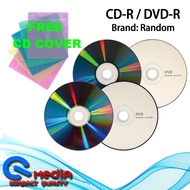 CD-R / DVD+-R Blank Disc Blank + Cover 700MB / 4.7GB / 8.5GB Data Recordable Burnable CD Kosong DVD 