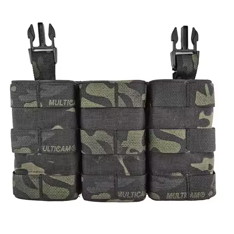 Tactical Magazine Pouch Airsoft LV119 FCSK Vest Expansion Conversion Panel Bag Multicam 5.56/7.62 Tr