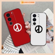Vivo V29 / V29E case with square edges and daisy print