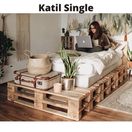 ️Katil Pallet ️ Bed Frame | Single Bed | Super Single Bed | Queen Bed | King Bed | Katil Single | Katil Queen