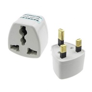 3-Pin Universal Adapter Plug Head UK 3 Pin Plug Plug Adaptor(1 X AC Power Adapter)
