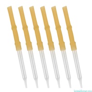 jenniferag.my 6 Pcs Lab Liquid Transfer Pipettes Alkaline  Glass Dropper Alkaline  Replacement Part 