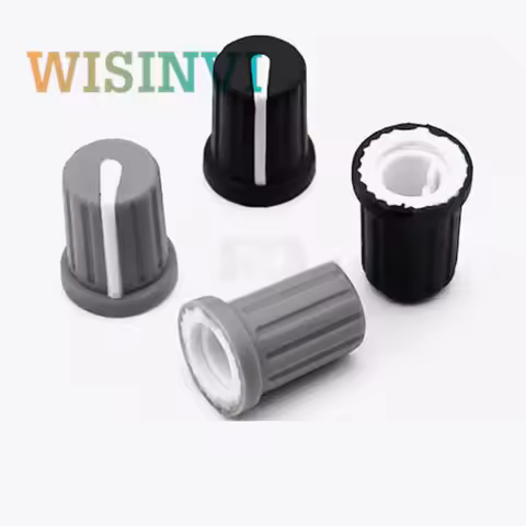 5pcs 12.5X17mm Rubber Potentiometer Knob for pioneer mixer knob OEM Rotary Knob DJ Hero EQ Cap 90 De