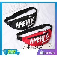 Jannah Beg Pinggang Bahu Silang Lelaki Wanita( Apeh Unisex Stylish Chest Porter Waist Pouch Sling Ba