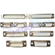 DB9/DB15/DB25/DB37/DB44/DB50 D-SUB Connector 9 15 25 37 44 50 Male Female Pin Core Connector Weld Wi