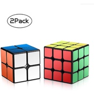 Speed Cube Set, Magic Cube Set of 2x2x2 3x3x3 Cube Smooth Puzzle Cube