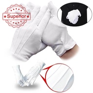 Adult White Formal Gloves Men Tuxedo Guard Parade Santa Y6G8 Dress Inspection P0J1