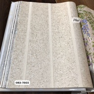 MODERN CEMENT LINE WALLPAPER CREAM WHITE OR3