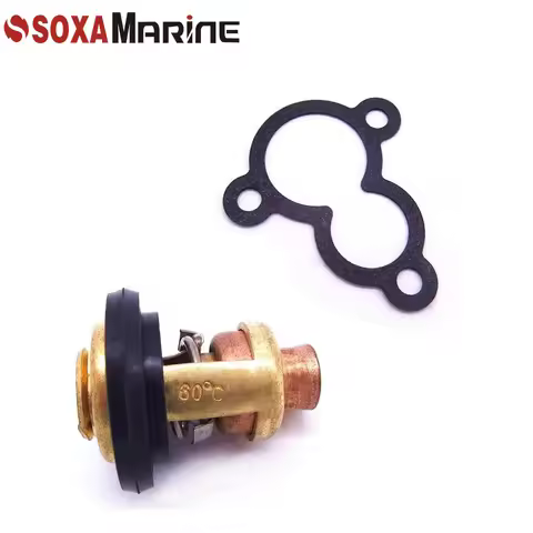 69M-12411-01 Outboard Thermostat and Gasket for Yamaha 2.5 4 5 HP 67D-12414-A0