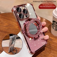 Casing For iPhone 17 16 Pro Max 16ProMax 17Pro 17Air 16e i16 I17 iPhone17Pro Transparent Glitter Bli