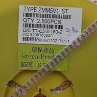 [Combo of 10] LL34, ZMM5V1,Diode 5.1V ST 0.5W 1206