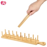 Bamboo Taco Tray with Tong Rectangular Taco Holder Holds 8 Soft or Hard Shell Tacos Large Taco Holde