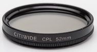 全新 Citiwide CPL Filter 偏光鏡 37mm 43mm 46mm 52mm 67mm 82mm 相機 鏡頭 配件 Canon Nikon Sony Fuji
